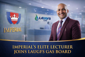 Thumbnail for: Imperial’s Elite Lecturer, Dr. Niroshan J Peiris, Joins LAUGFS GAS Board”